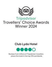 Club Lyda Hotel Travellers Choice Awards 2024